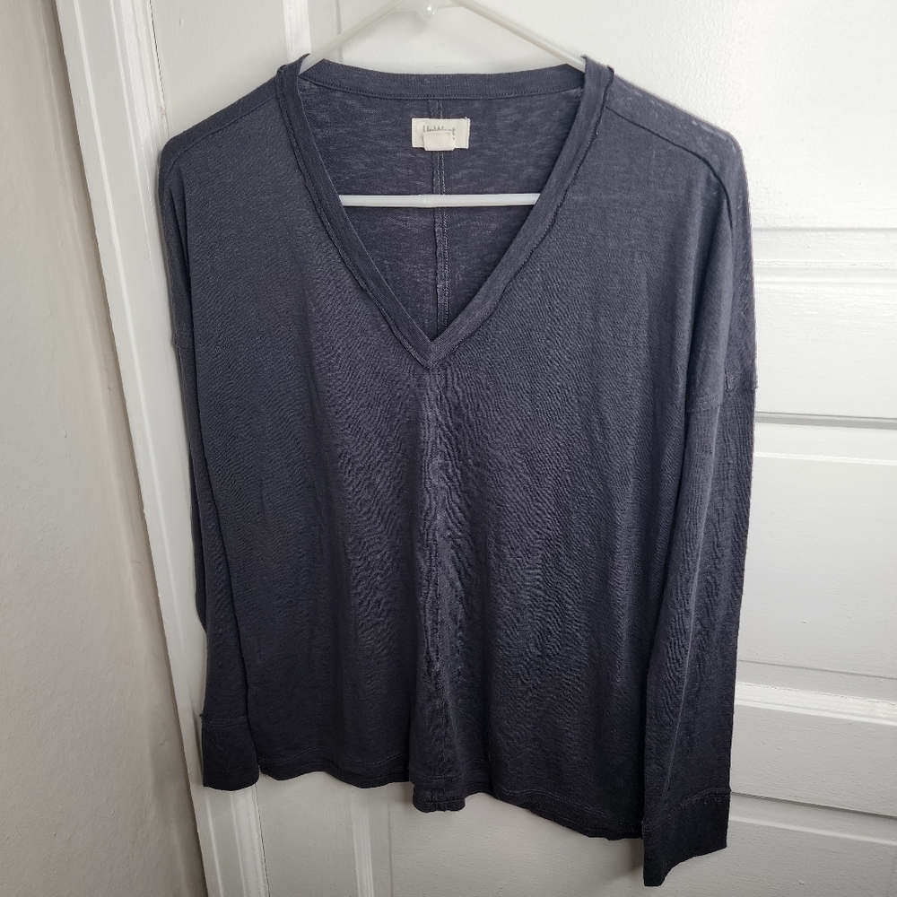UpWest Longsleeve Vneck Shirt Gray XS